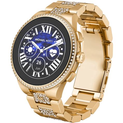 michael kors smartwatch batterijduur|Michael Kors Men's or Women's Gen 6 44mm Touchscreen .